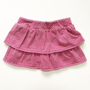 Hartstrings 4T Pink Polka Dot Ruffled Skort